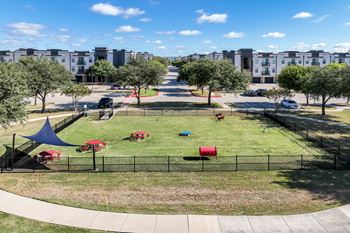 dog park at Soho Parkway apartments